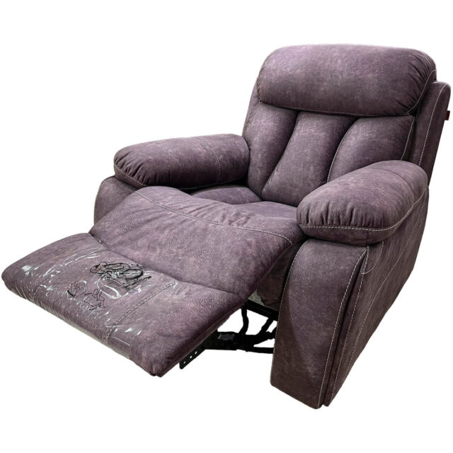 Кресло с механизмом реклайнер Хьюстон фиолетовое