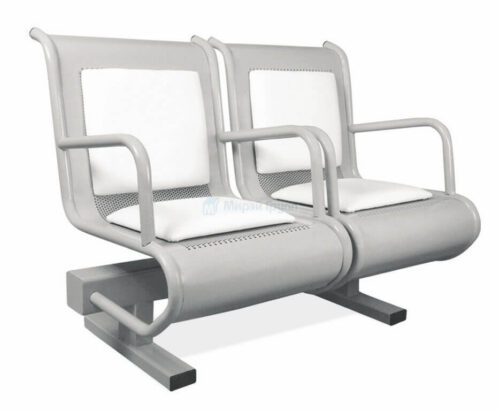 Система из 2 сидений для поситителей Экстра металлические