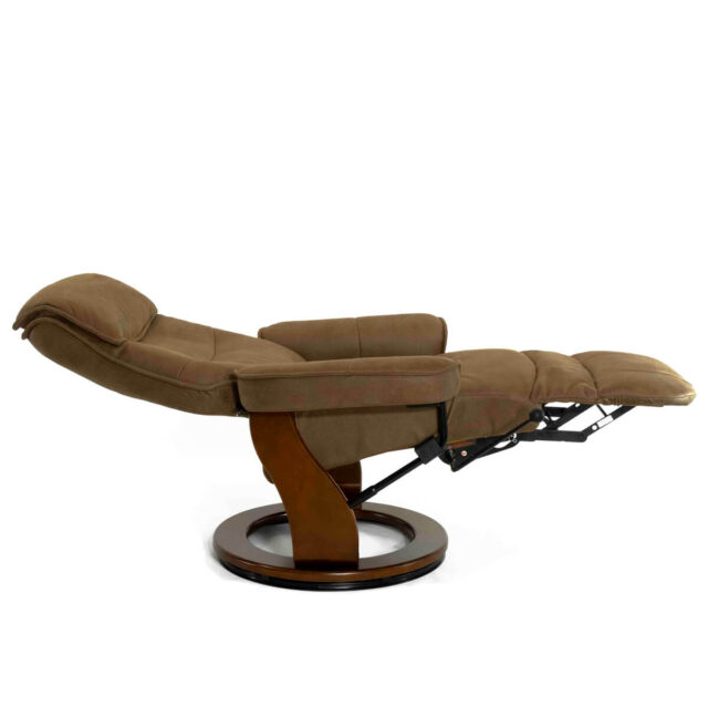 Кресло с механизмом рекалйнер Релакс Рио коричневое