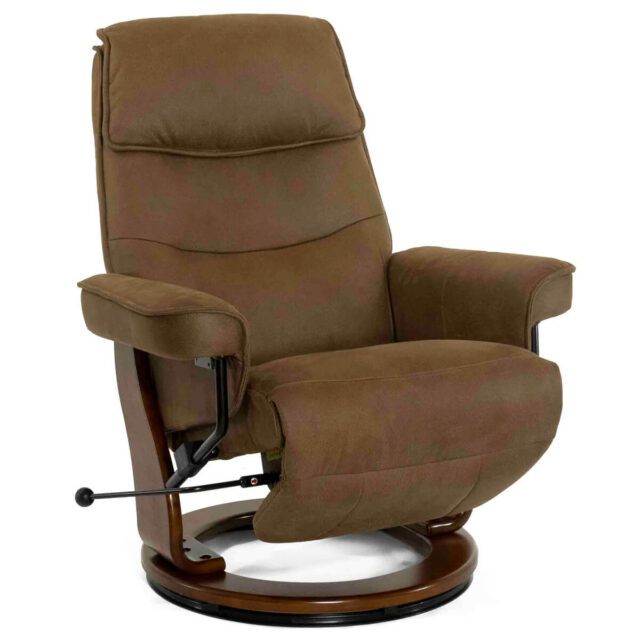 Кресло с рекалйнером Релакс Рио коричневое