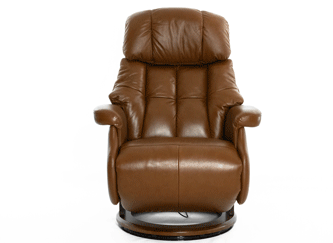 3д визуализация кресла с электрическим реклайнер Люкс черное