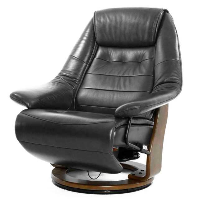 Кресло реклайнер с электрическим приводом Конкорд Электро черное