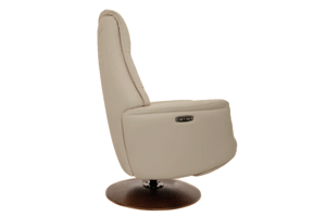 3д визуализация кресла с электрическим реклайнер Зеро электро кремовое