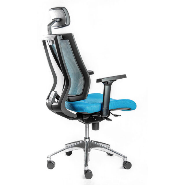 Эргономичное офисное кресло Falto Promax голубое