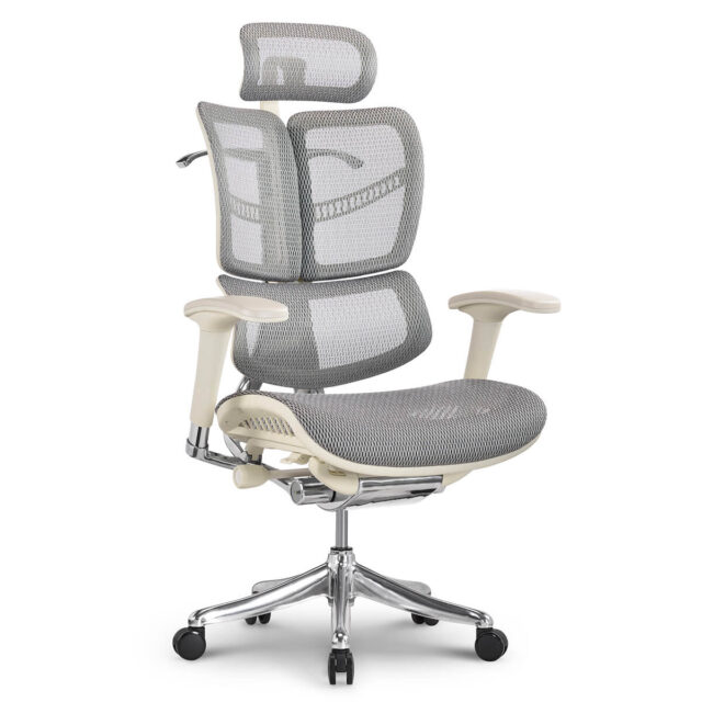 Эргономичное офисное кресло Falto Expert Fly серое