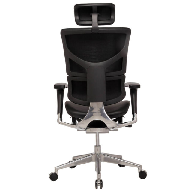 Эргономичное офисное кресло Falto Expert Sail кожаное черное