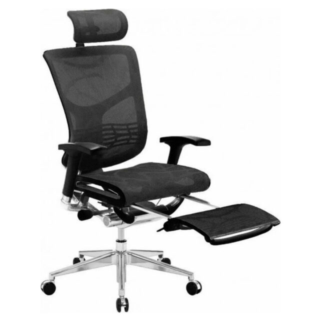 Компьютерное кресло Falto Expert Star с подножкой черное