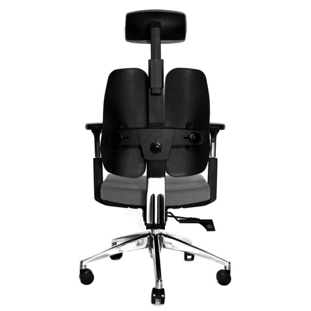 Ортопедическое компьютерное кресло Falto orto aplpha серое