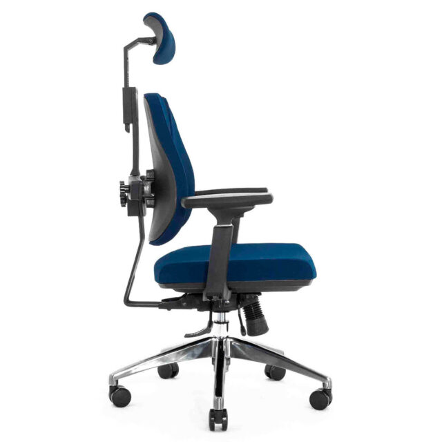 Ортопедическое компьютерное кресло Falto orto aplpha синее